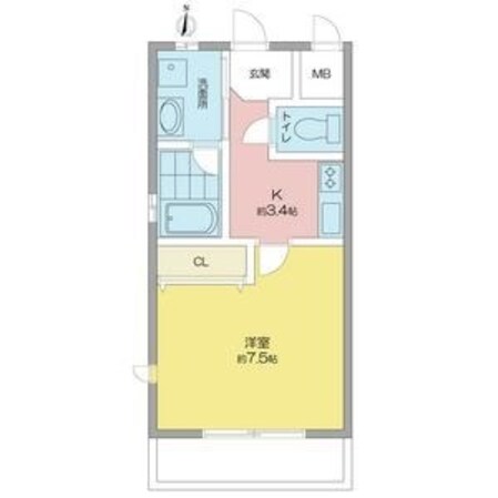 東海通駅 徒歩6分 2階の物件間取画像